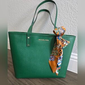 Michael Kors Green Jet Set Tote